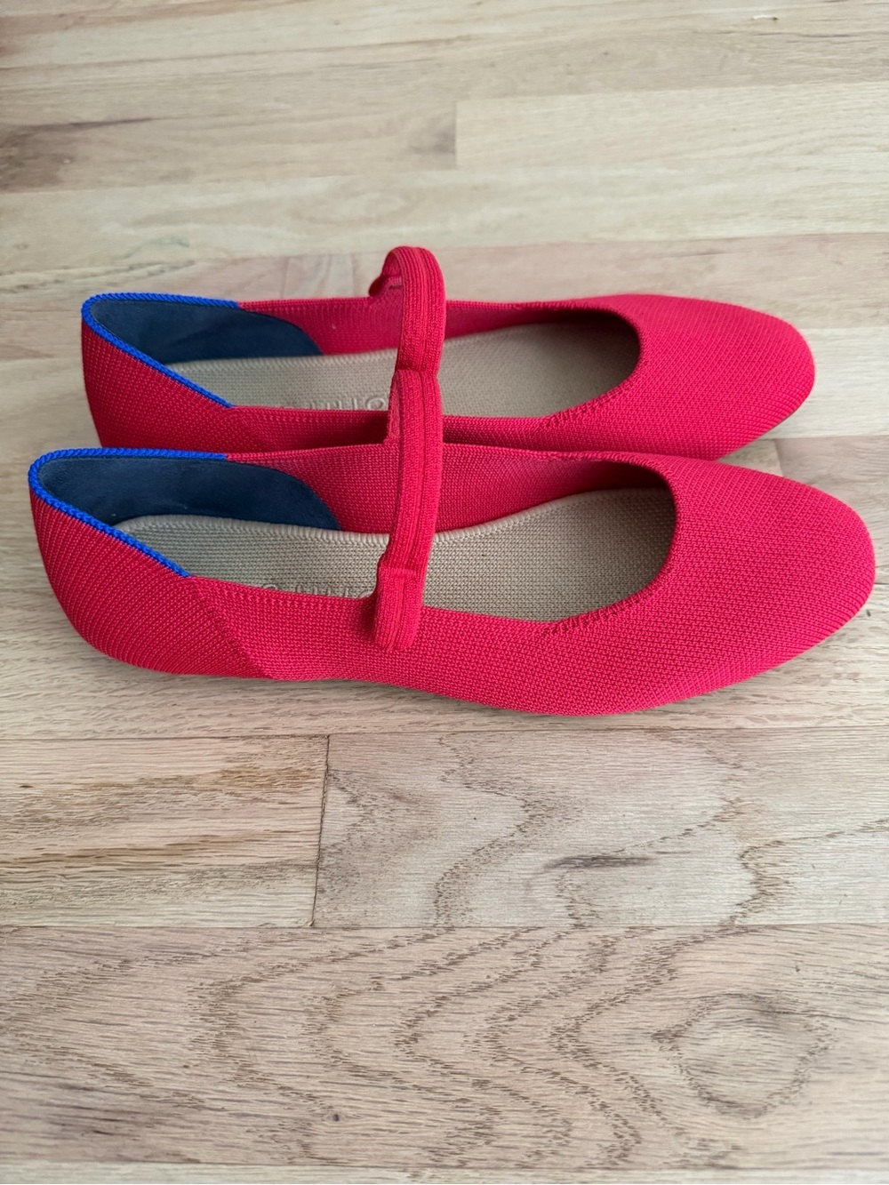 Rothy’s The Square Mary Jane Lollipop Red Size 7.5 - Picture 6 of 8